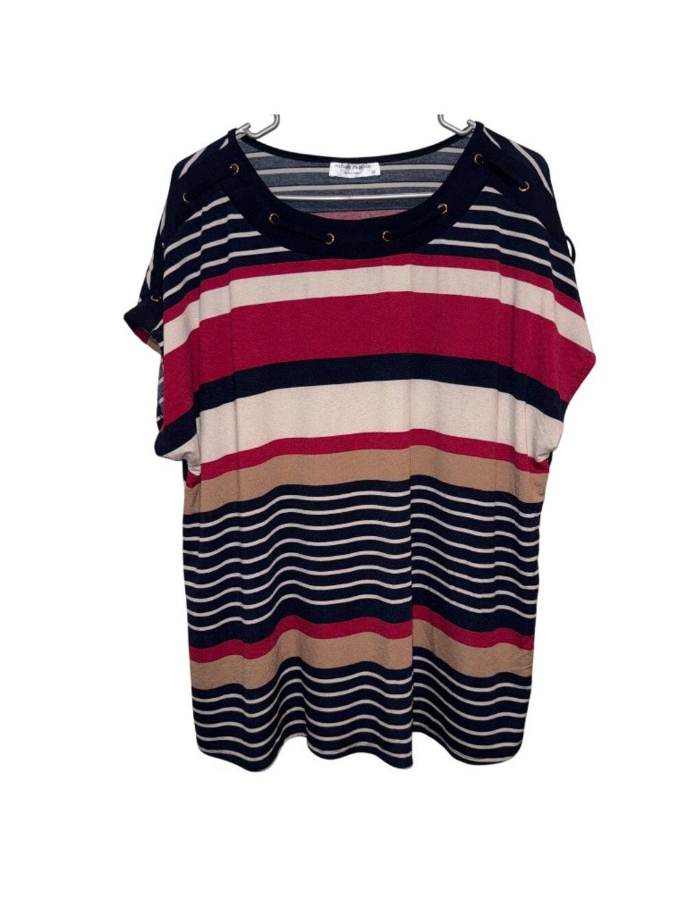 Striped Modern Attraction Womens Top 3XL